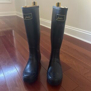 Joules ClassicNavy Tall Boots, worn once
